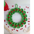 Crochet Pattern / Video Tutorial for the Christmas Wreath. 