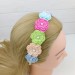 Patterns for four types crochet headbands with flowers