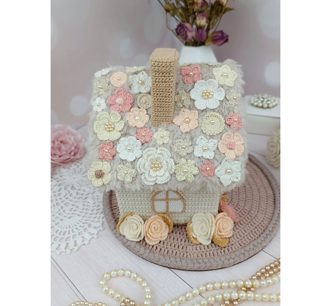 Handmade Crochet House – Shabby Chic Décor for Home and Gift