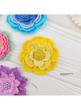 Patterns of Crochet Flowers, 10 types