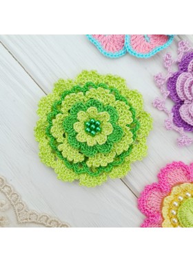 Patterns of Crochet Flowers, 10 types