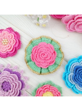 Patterns of Crochet Flowers, 10 types