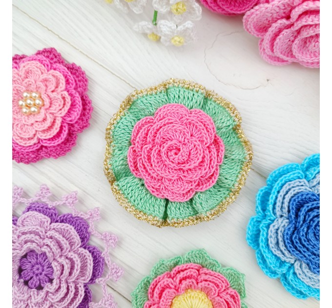 Patterns of Crochet Flowers, 10 types