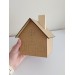 MDF House Blank for Decorating/3D Wood Shape for Shabby Chic, Scrapbooking, Junk Journal, Wedding DIY Craft Supplies,Sewing Design,Decoupage