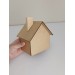 MDF House Blank for Decorating/3D Wood Shape for Shabby Chic, Scrapbooking, Junk Journal, Wedding DIY Craft Supplies,Sewing Design,Decoupage