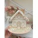 Elegant Crochet Cottage with Pearls – Handmade Beige Decor