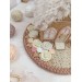 Handmade Crochet Cottage with Fluffy Roof – Neutral Decor