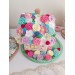 Handmade Crochet Fairy Cottage – Colorful Flower House