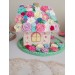 Handmade Crochet Fairy Cottage – Colorful Flower House