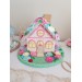 Handmade Crochet Fairy Cottage – Colorful Flower House