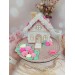 Handmade Crochet House with Pastel Flowers – Cottagecore Home Décor