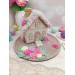 Handmade Crochet House with Pastel Flowers – Cottagecore Home Décor