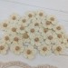 Flowers for craft, 25 pcs.Flowers in neutral colors.Sewing flower embellishment.Wedding craft supplies.Applique flower.Junk Journal Flowers.