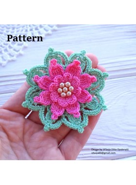 Crochet Flower Pattern.