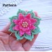 Crochet Flower Pattern.