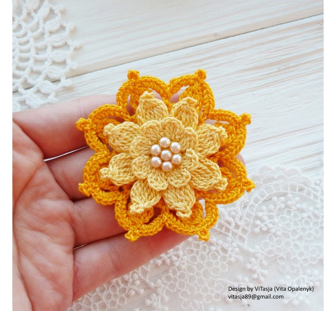 Crochet Flower Pattern.