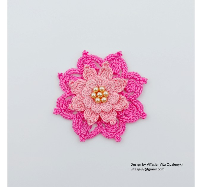 Crochet Flower Pattern.