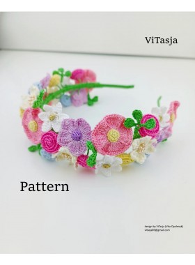 Crochet headband PATTERN. 