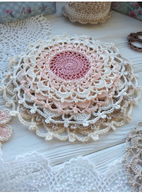 Crochet doily.