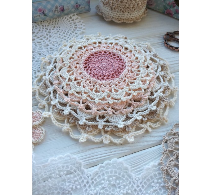 Crochet doily.