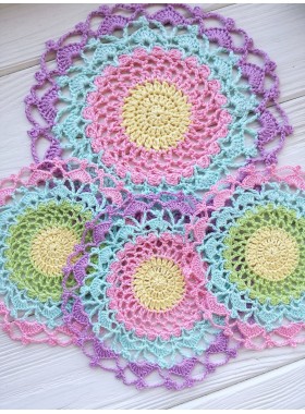 Crochet doily.