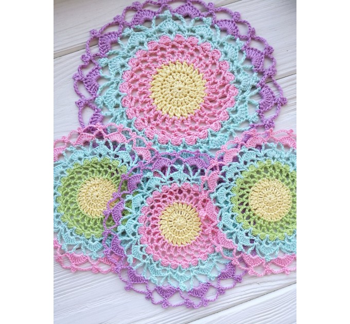 Crochet doily.