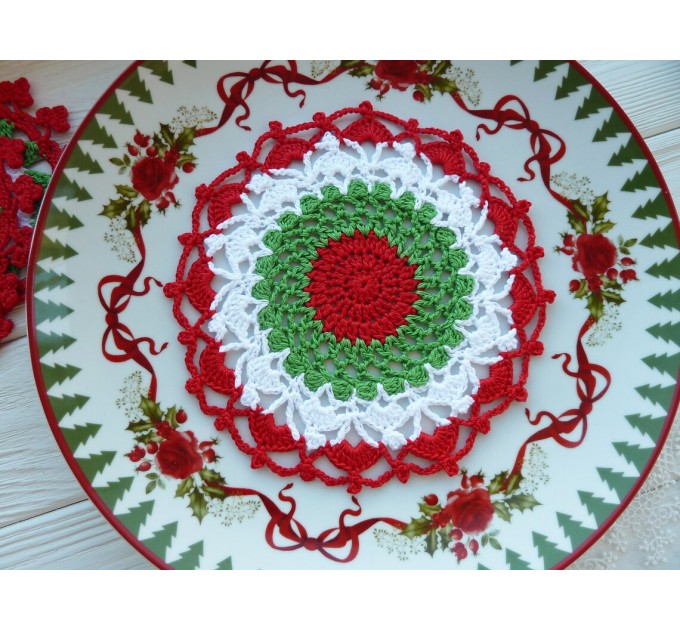 Crochet doily.