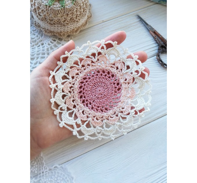 Crochet doily.