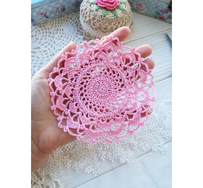 Crochet doily.