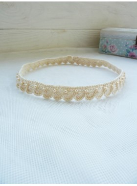  Crochet necklace with pearls PATTERN.