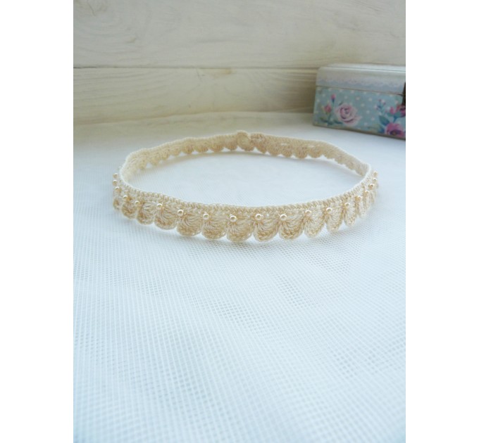  Crochet necklace with pearls PATTERN.