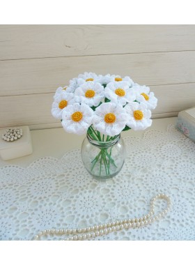 Crochet daisy.