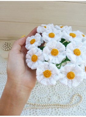 Crochet daisy.