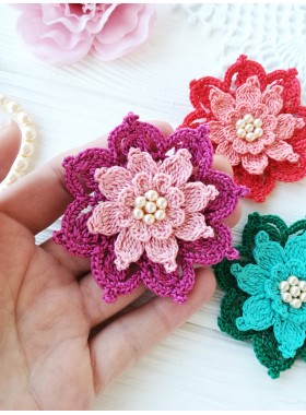 Crochet Flower Pattern.