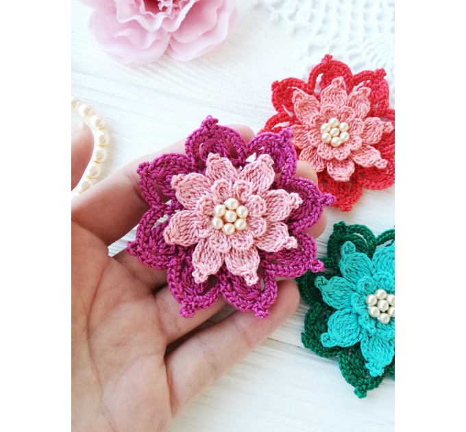 Crochet Flower Pattern.