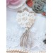 Crochet bouquet applique.