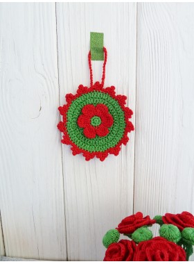 Crochet christmas decor.