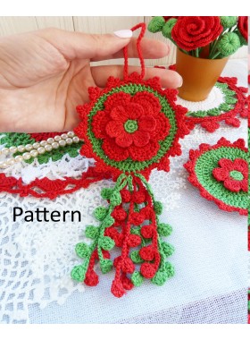 Crochet christmas decor.