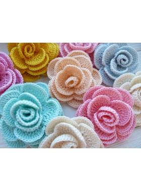 Crochet rose.