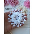 Crochet lace flower.