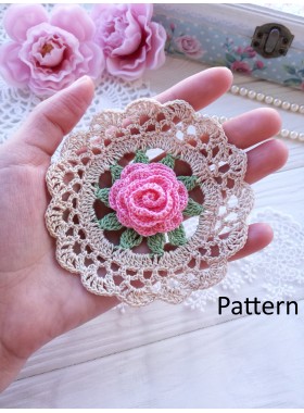 Crochet small doily.
