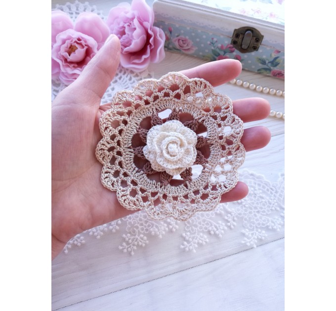 Crochet small doily.