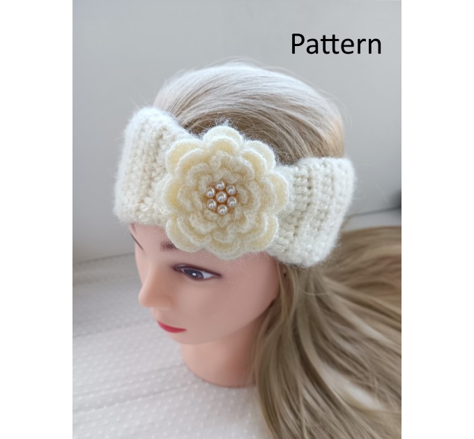 Crochet headband PATTERN.