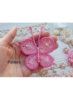 Crochet butterfly Pattern.