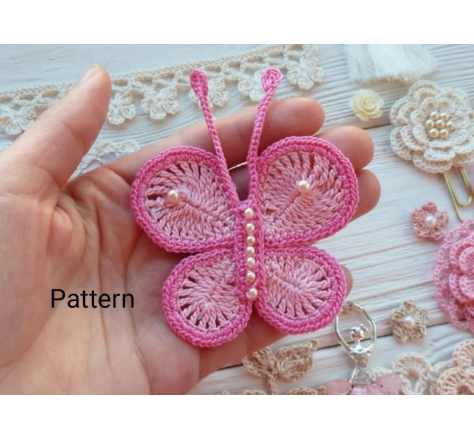 Crochet butterfly Pattern.