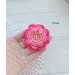 Multilayer Crochet Flower Pattern. Make hair accessories. Wedding decorations.