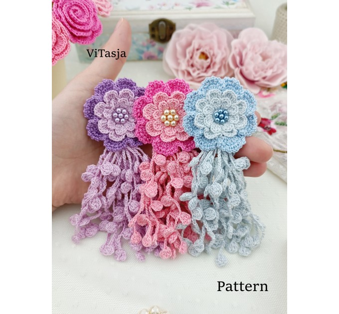 Crochet flower PATTERN. 