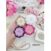 Multilayer Crochet Flower Pattern. Make hair accessories. Wedding decorations.