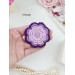 Multilayer Crochet Flower Pattern. Make hair accessories. Wedding decorations.