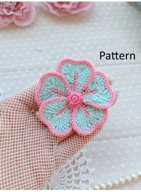 Crochet flower PATTERN. 